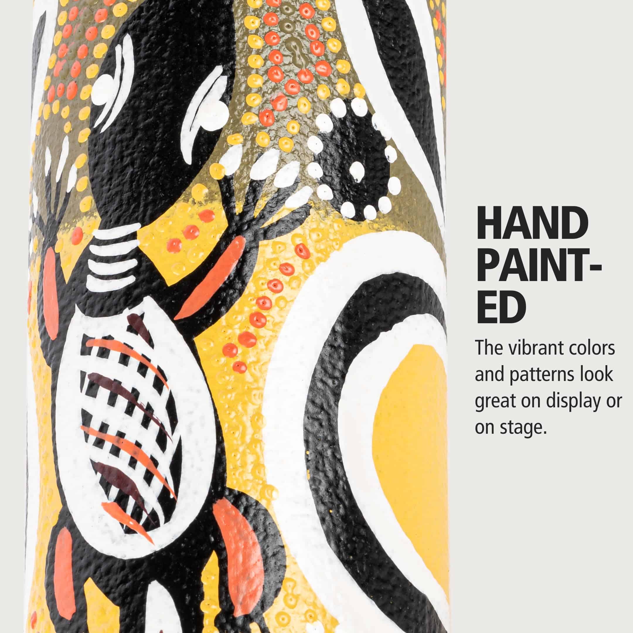 Didgeridoo de Bambú con Diseño Negro - Imagen 4