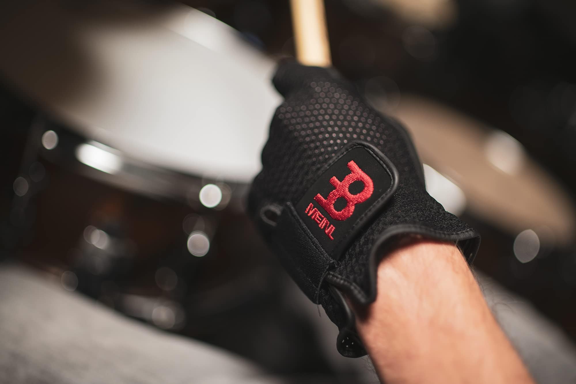 Guantes de baterista de medio dedo Meinl - Grande - Imagen 9