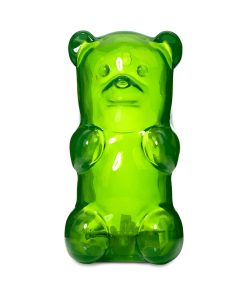 Lámpara de noche de oso de goma con diseño apretable -