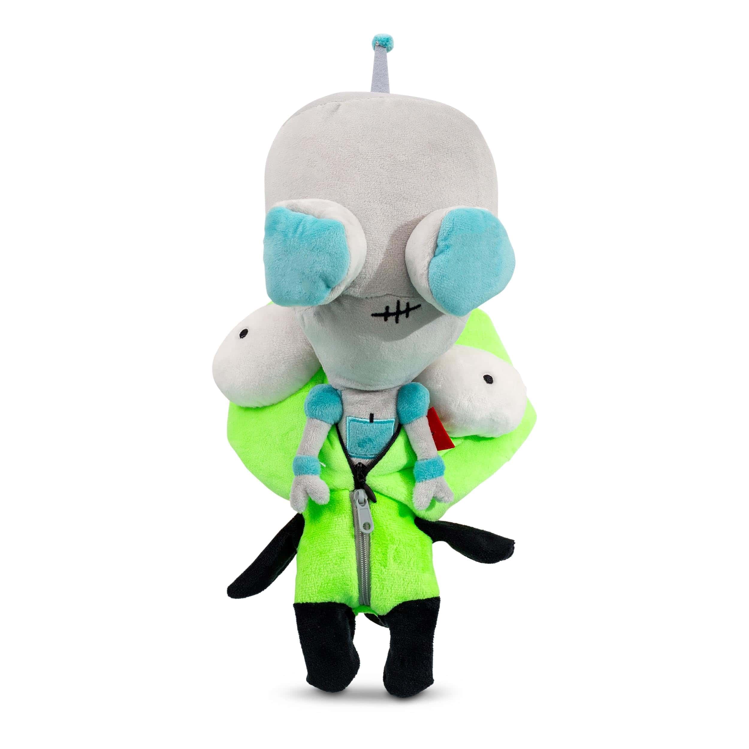 Peluche Coleccionable de 10 pulgadas GIR de Invader Zim con - Imagen 5