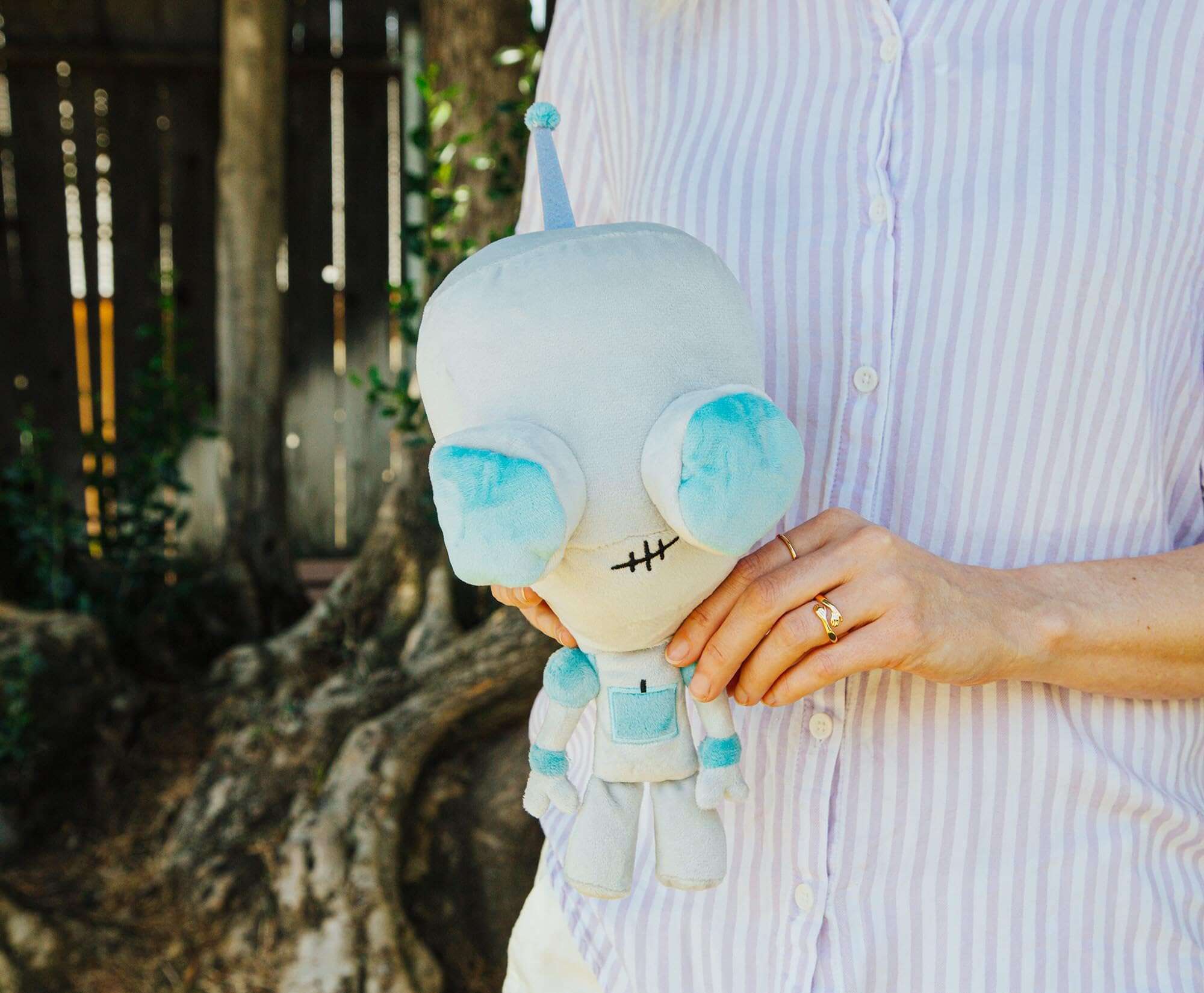 Peluche Coleccionable de 10 pulgadas GIR de Invader Zim con - Imagen 9