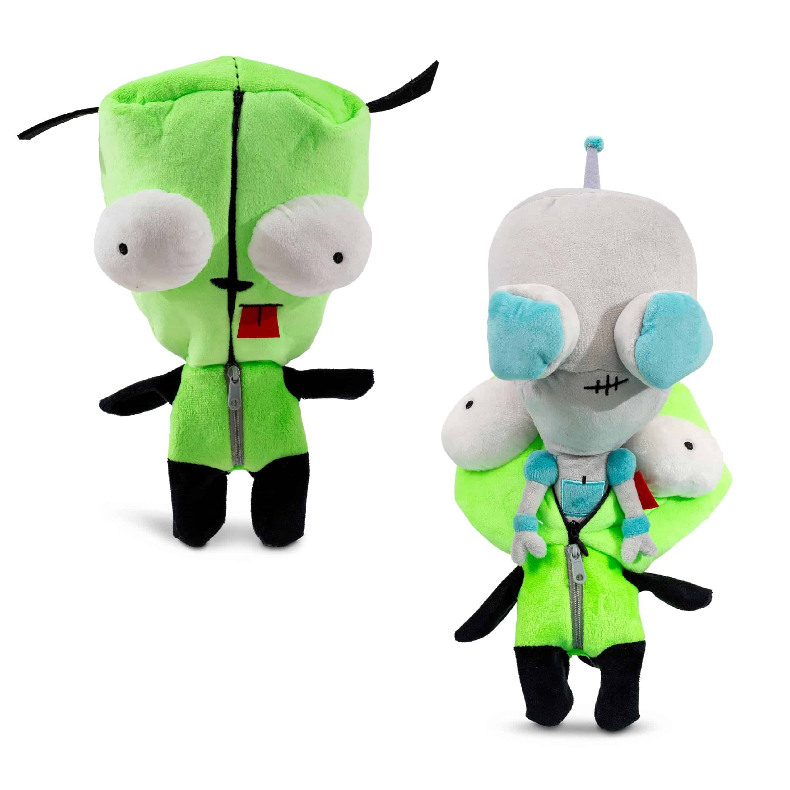 Peluche Coleccionable de 10 pulgadas GIR de Invader Zim con