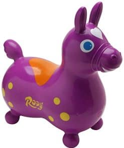 Caballo Saltarín Inflable Gymnic Rody Morado