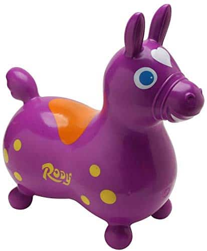 Caballo Saltarín Inflable Gymnic Rody Morado