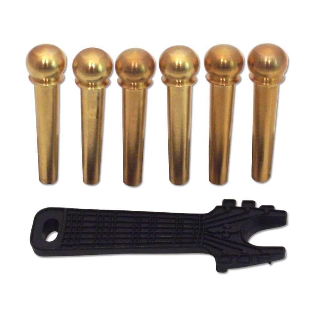 Set de Pasadores de Puente Pickboy, Latón, 6 pasadores con