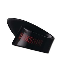 Pickboy Púa para pulgar, Negra, Celulosa, 1.50mm, mediana,