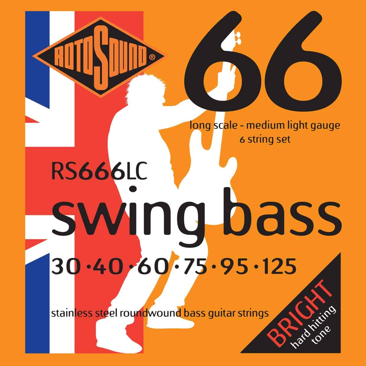 Cuerdas de bajo para guitarra Rotosound RS666LC Swing Bass