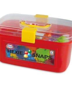 Set de Juguetes de Construcción Hexie-Snaps con 92 Piezas y