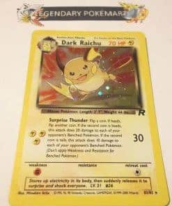 Pokemon Dark Raichu - Equipo Rocket - 83 [Juguete]