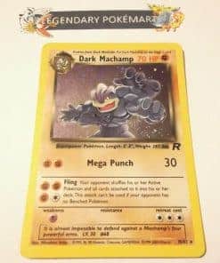Pokemon Dark Machamp Holofoil - Team Rocket - 10 [Juguete]