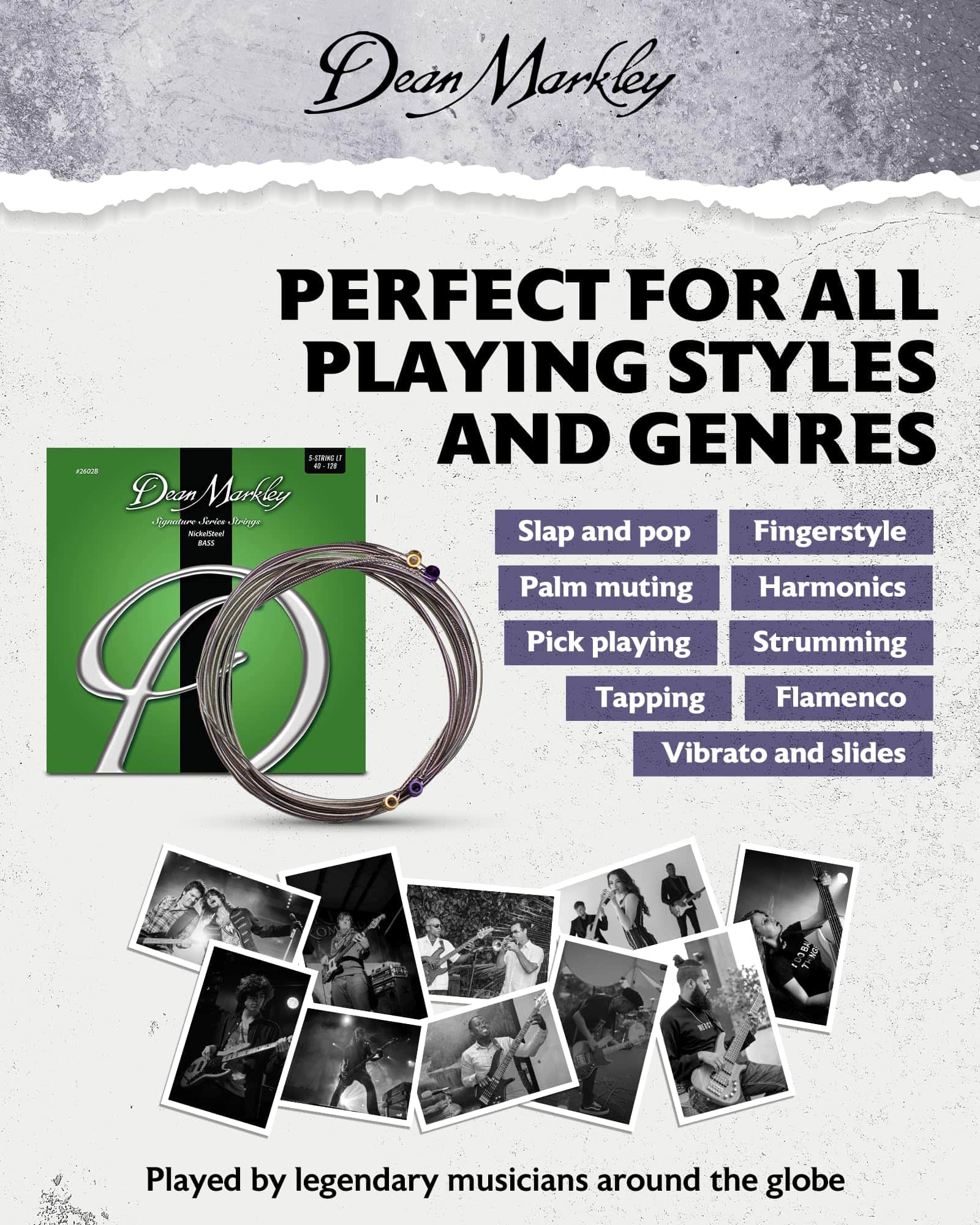 Cuerdas para Bajo Eléctrico NickelSteel Signature de 5 - Imagen 7