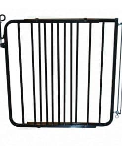 Puerta de seguridad Auto Lock Cardinal Gate en negro