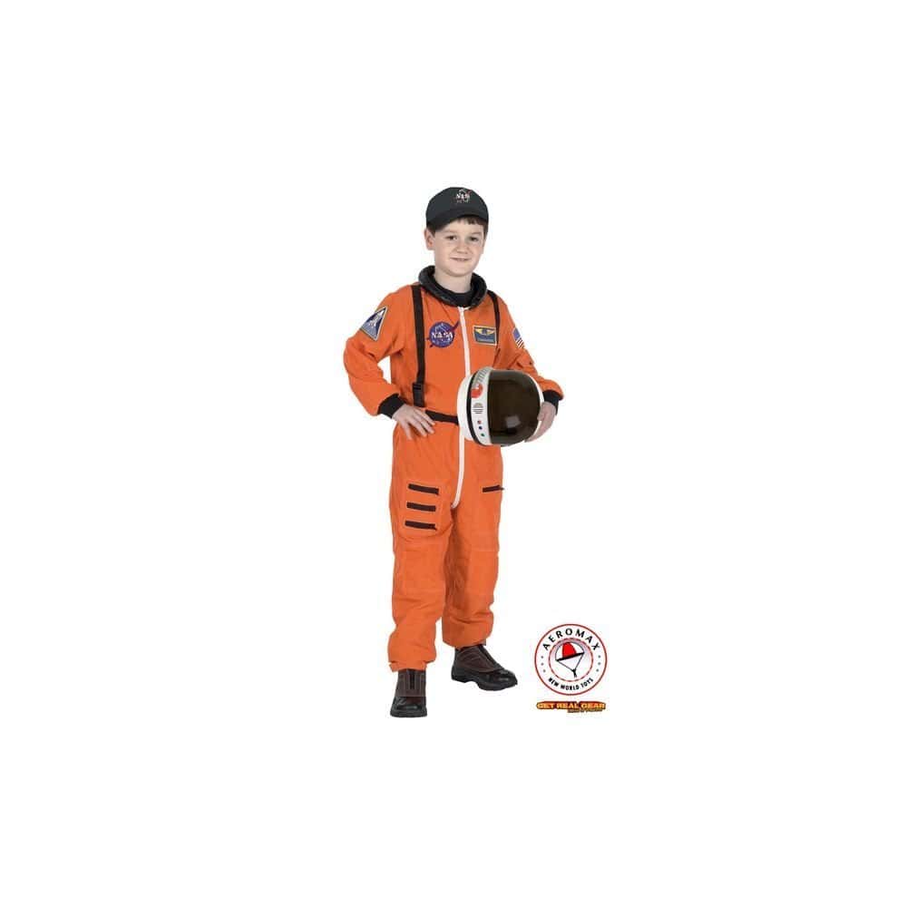 Disfraz de Astronauta Jr. Aeromax Naranja para Niños