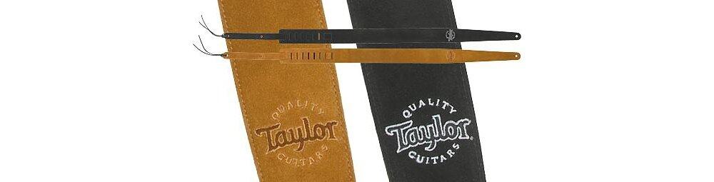 Correa de guitarra Taylor Guitars con logo de ante negro