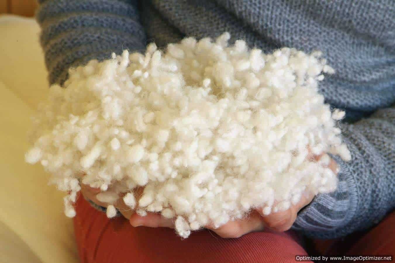 Almohada de Lana Orgánica "Down" de Holy Lamb Organics - Imagen 6