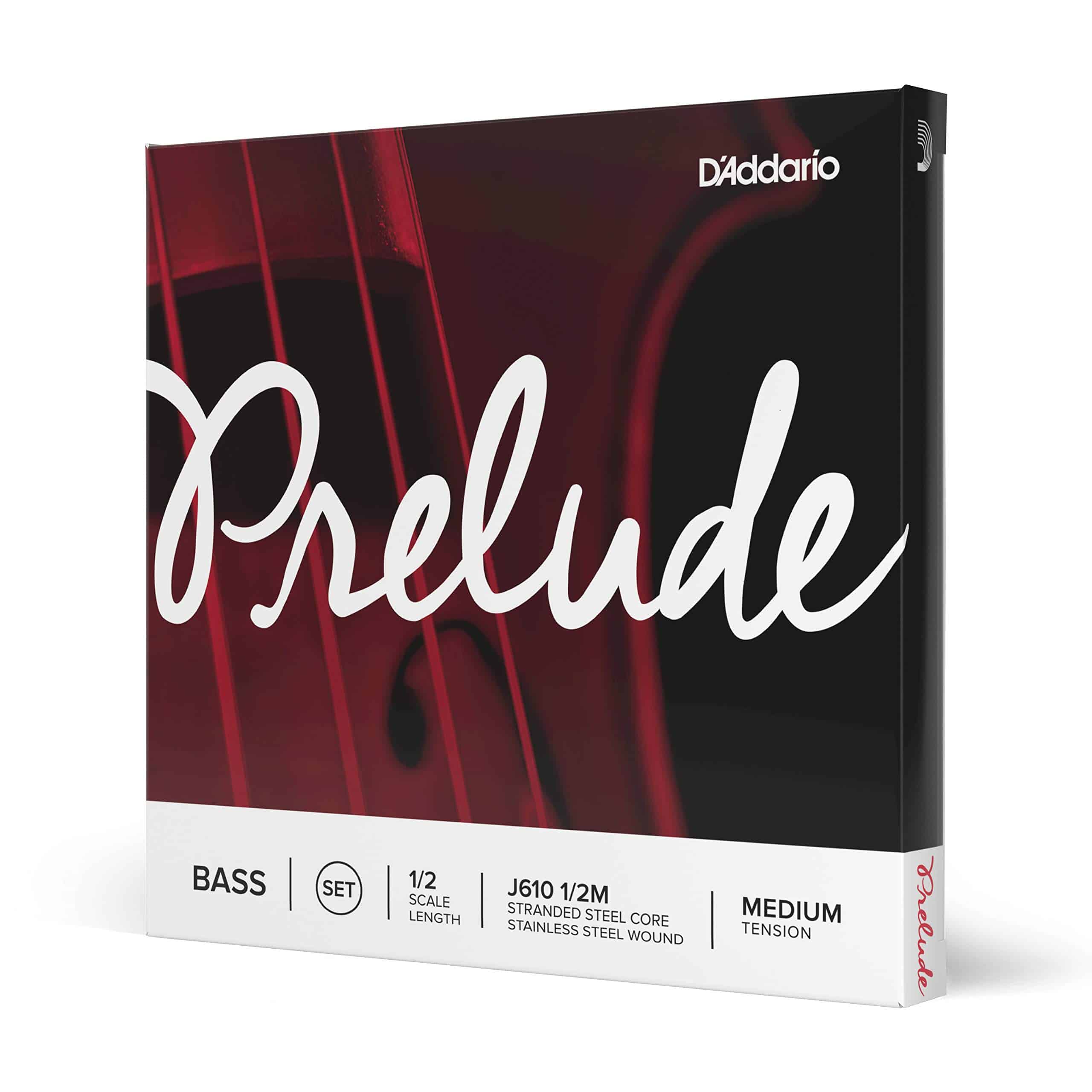 Juego de cuerdas para bajo D'Addario Prelude, escala 1/2,