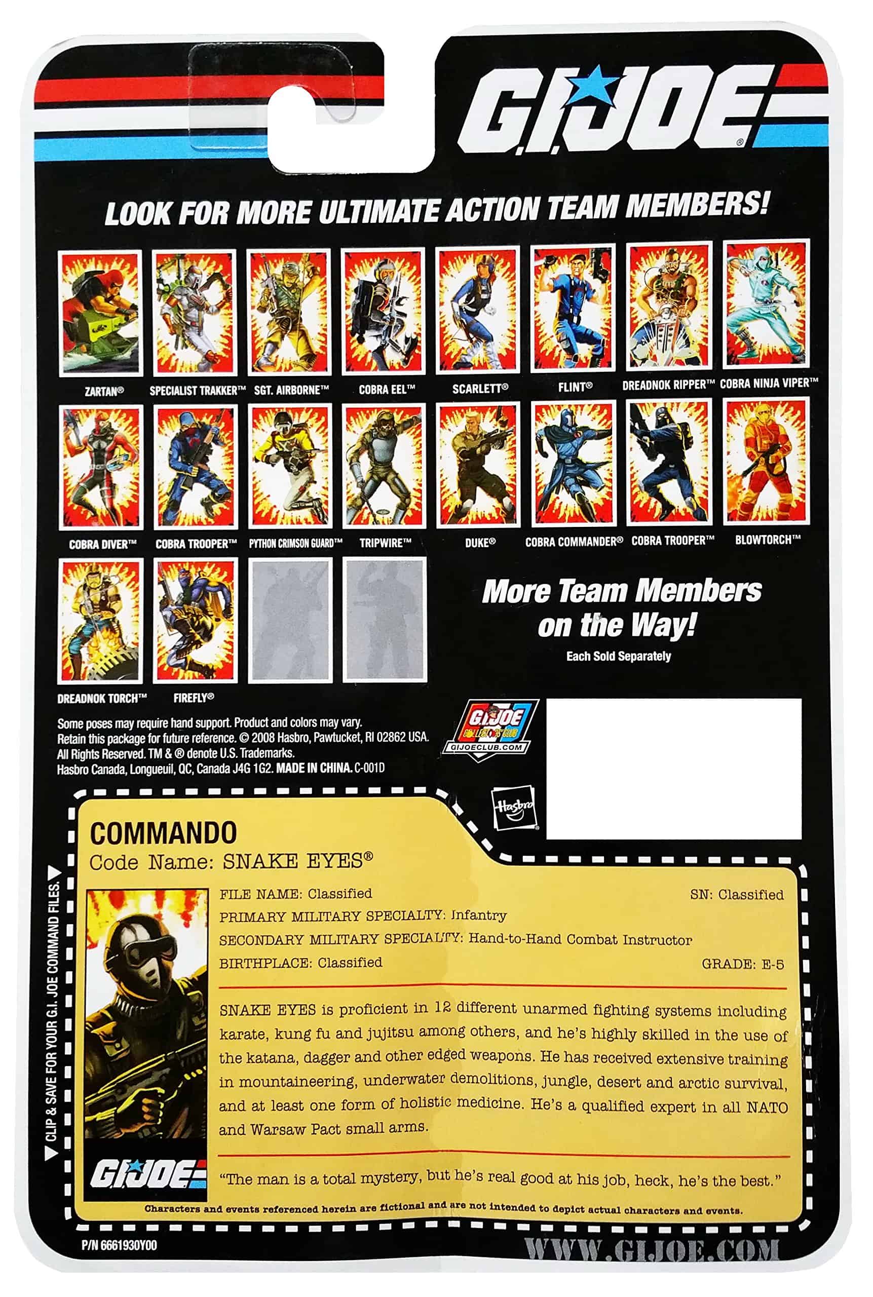 G.I. Joe 25th Anniversary Comic Series Cardback: Figura de - Imagen 3
