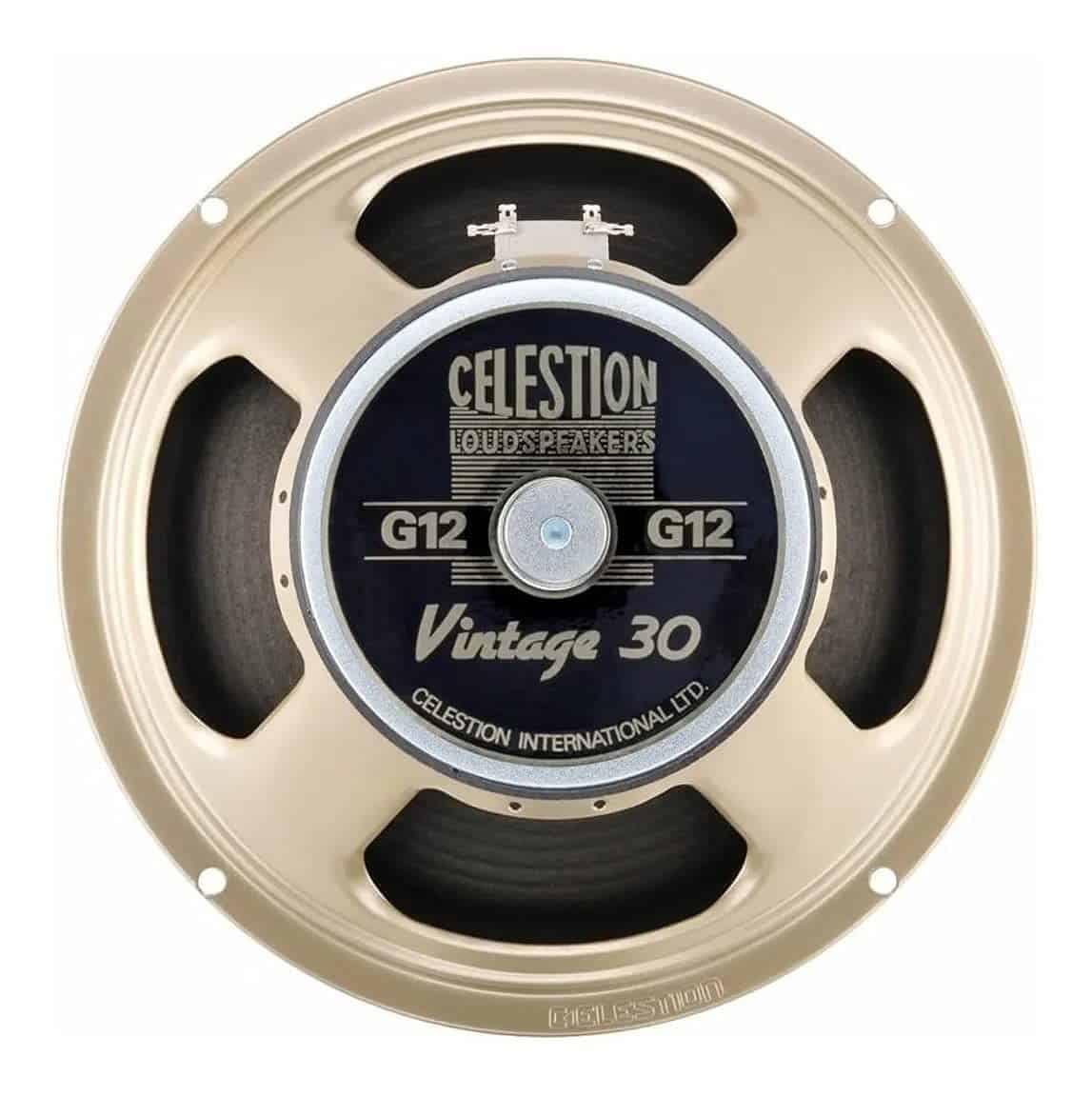 Altavoz de guitarra Celestion Vintage 30, 16 Ohmios, Negro