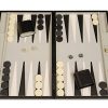 Set de Backgammon de 15" Deluxe con Maletín - Negro -
