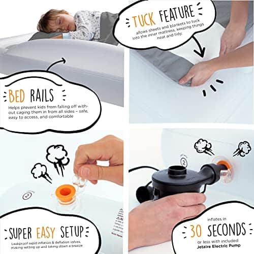 Cama de Aire Inflable The Shrunks Twin para Niños y Adultos - Imagen 9