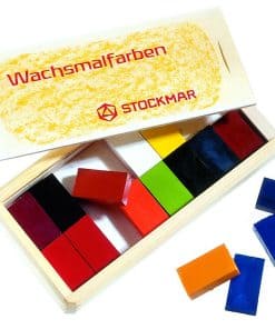 Crayones de Cera de Abeja Stockmar de 16 Bloques en Estuche