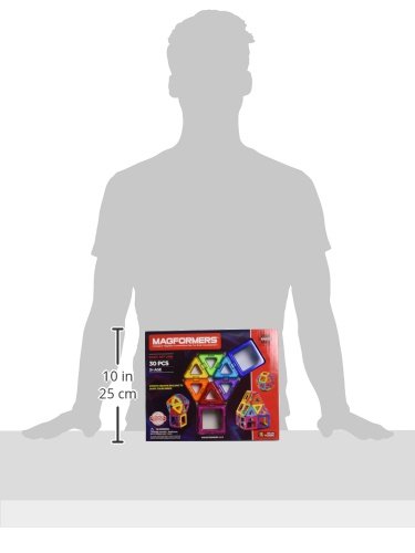 Set Básico de Magformers (30 piezas) bloques magnéticos de - Imagen 4