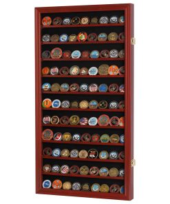 Estuche para exhibición de monedas de desafío militares y