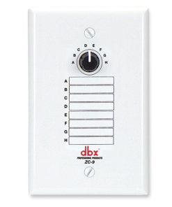 Controlador de zona montado en pared dbx ZC-9
