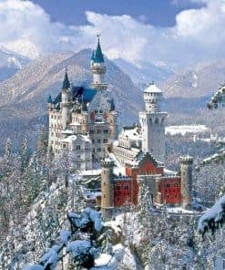 Rompecabezas de 2000 piezas Winter at Neuschwanstein Castle