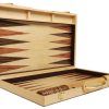 Juego de Backgammon Clásico de Madera de 18" - Burlwood