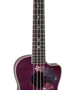 Ukulele Concerto de Arce Llama Floral Serie Luna