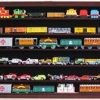 Vitrina para Exponer Trenes HO, N, Escala 1:64, Coches de