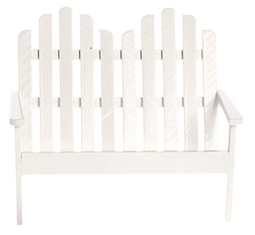 Juego de Muebles Adirondack Blanco de 5 Piezas para Casa de - Imagen 3