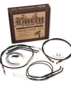 Kit de Cable/Freno/Cableado de Manillar Alto Burly Brand