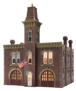 Edificio de Parque de Bomberos de 2 Pisos Listo para Usar