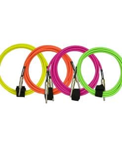 Cable de Instrumento DiMarzio Neon Overbraid Rosa 10 pies