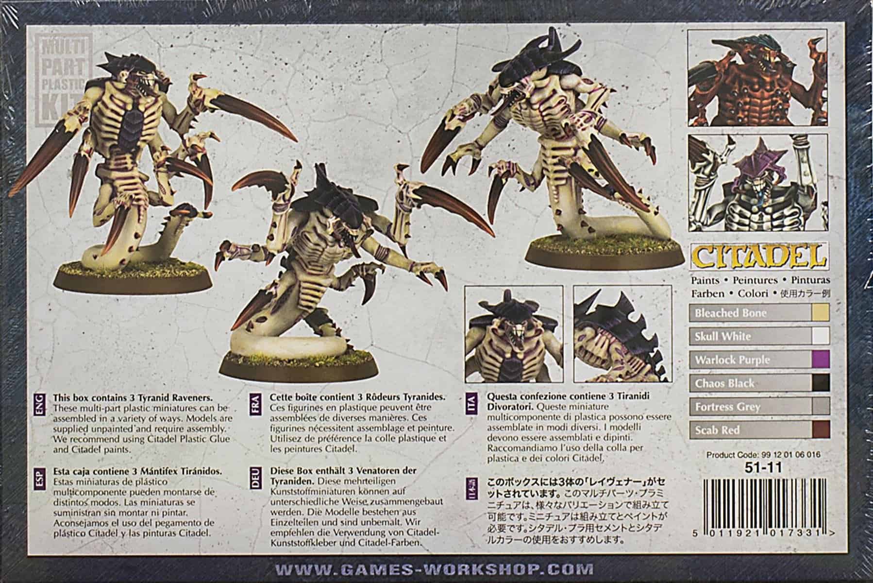 Caja de Ravener Tyranids de plástico Warhammer 40k 3 - Imagen 4