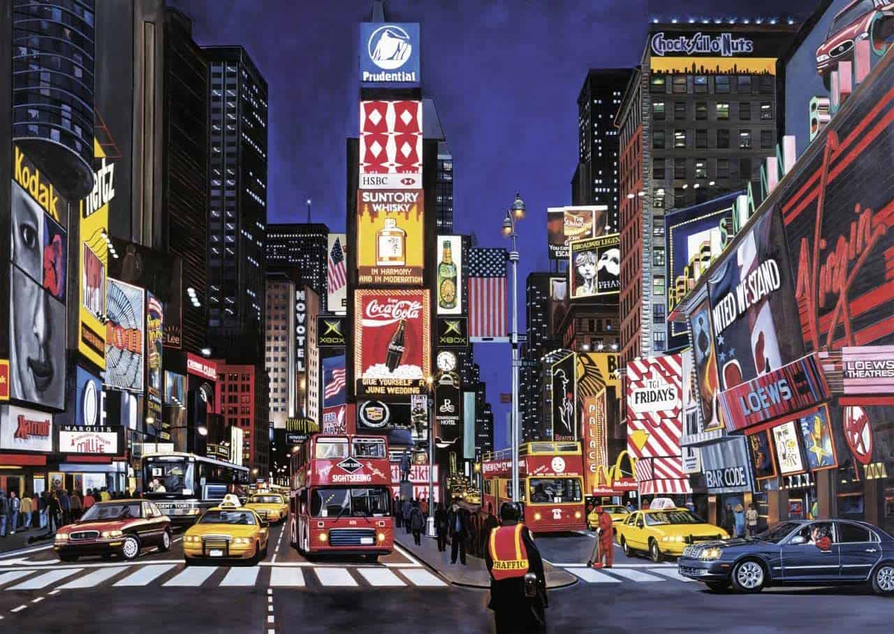 Rompecabezas Ravensburger Times Square de 1000 piezas para - Imagen 3