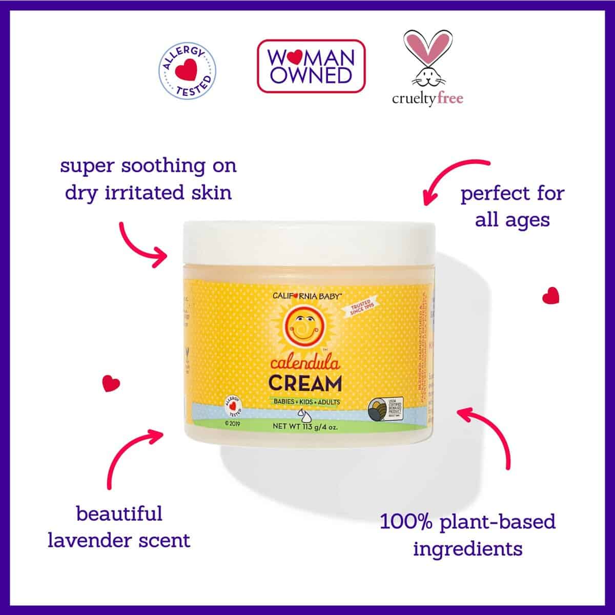 Crema de Caléndula California Baby | Crema Calmante para - Imagen 4