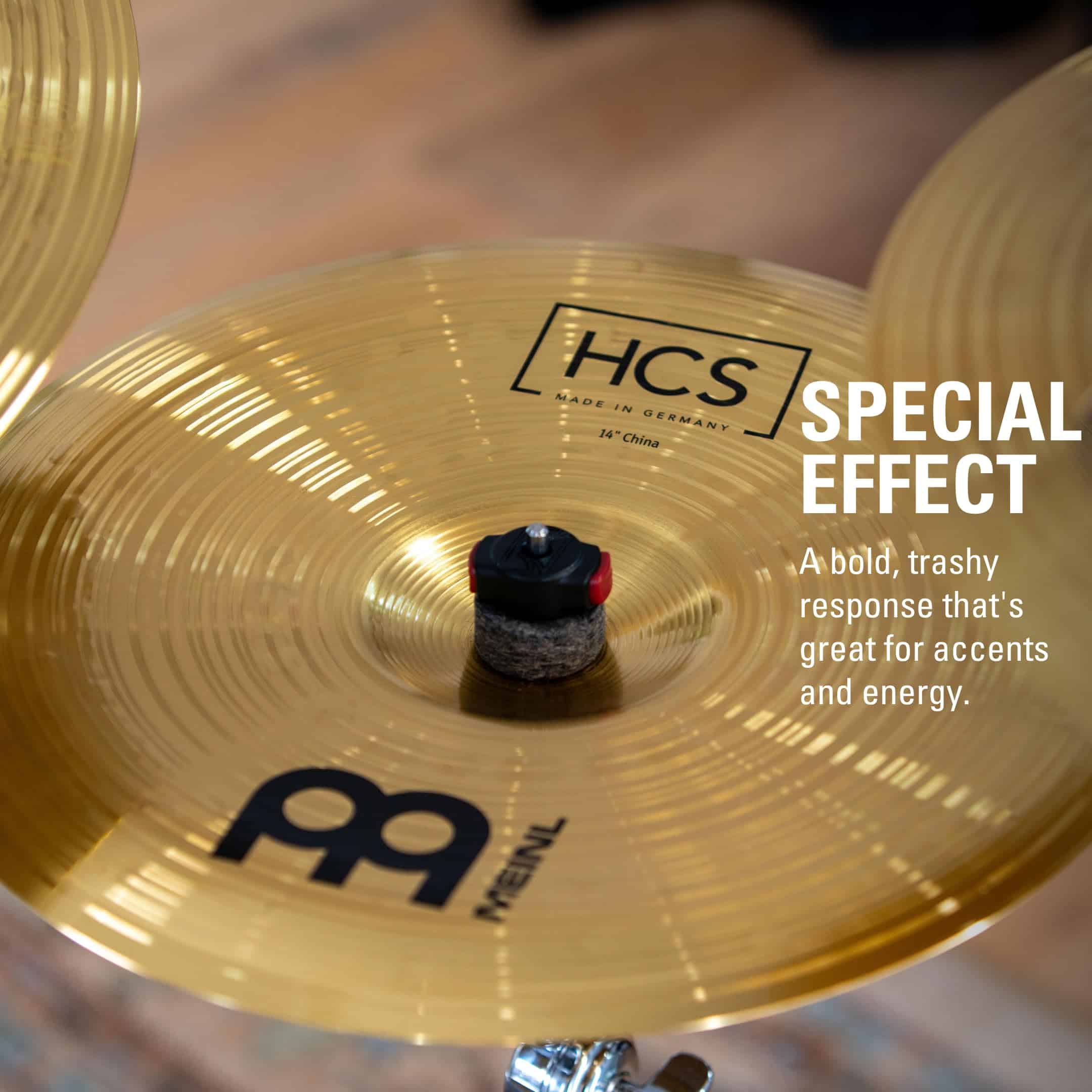 Platillo China Meinl de 14” - Acabado Tradicional en Latón - Imagen 5