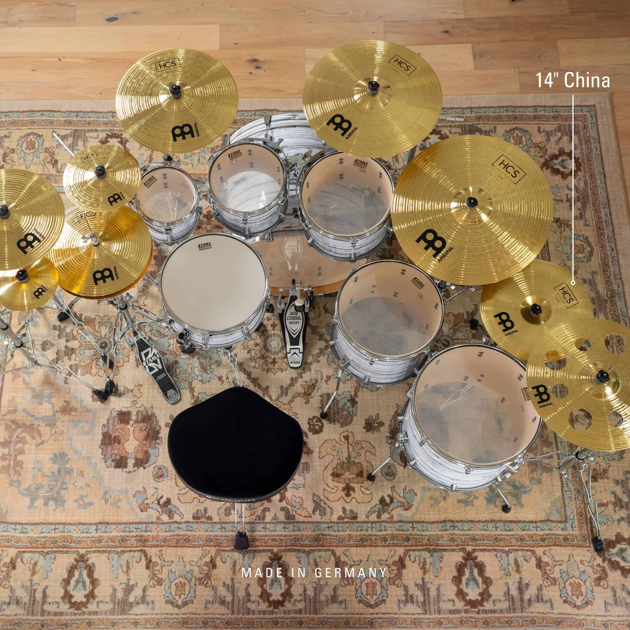 Platillo China Meinl de 14” - Acabado Tradicional en Latón - Imagen 7