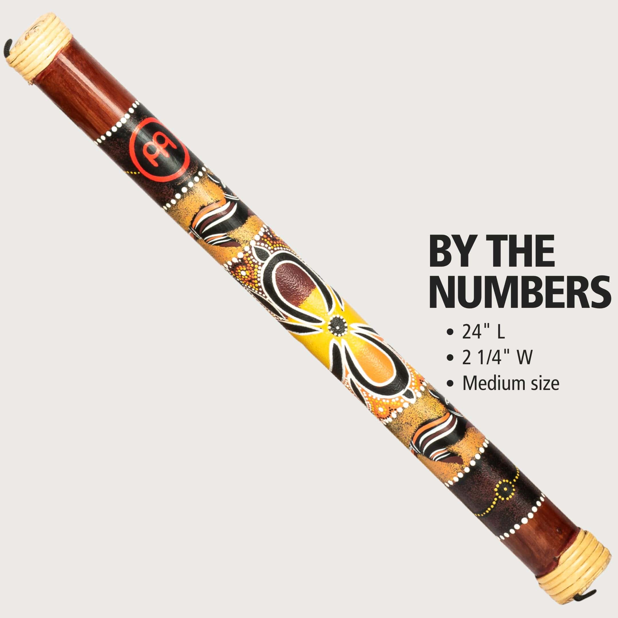 Meinl Percussion RS1R-M 24" Medium Bamboo Rain Stick con - Imagen 6