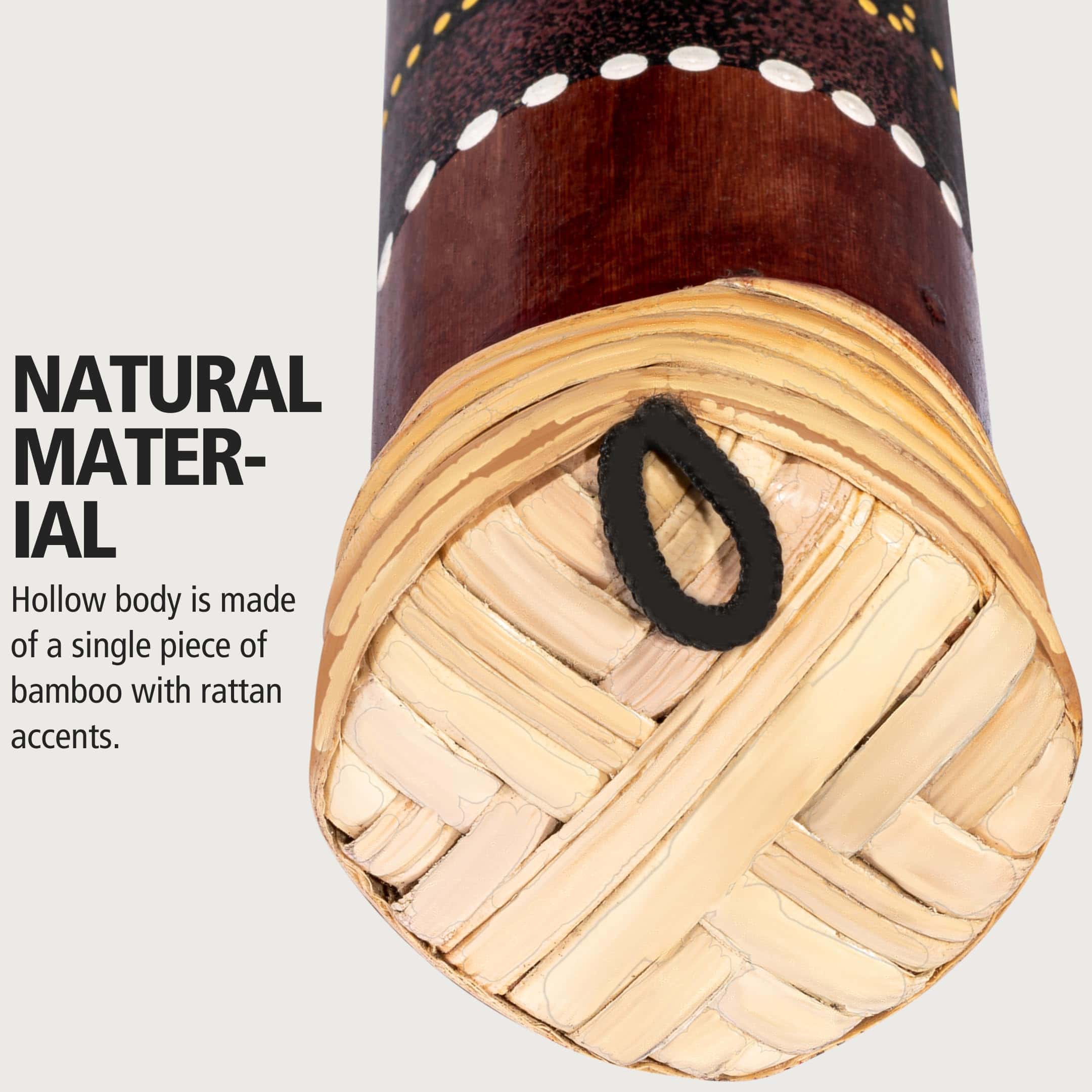 Meinl Percussion RS1R-M 24" Medium Bamboo Rain Stick con - Imagen 5