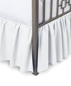 Cama SHOPBEDDING Falda Blanca Tamaño Completo 21 pulgadas