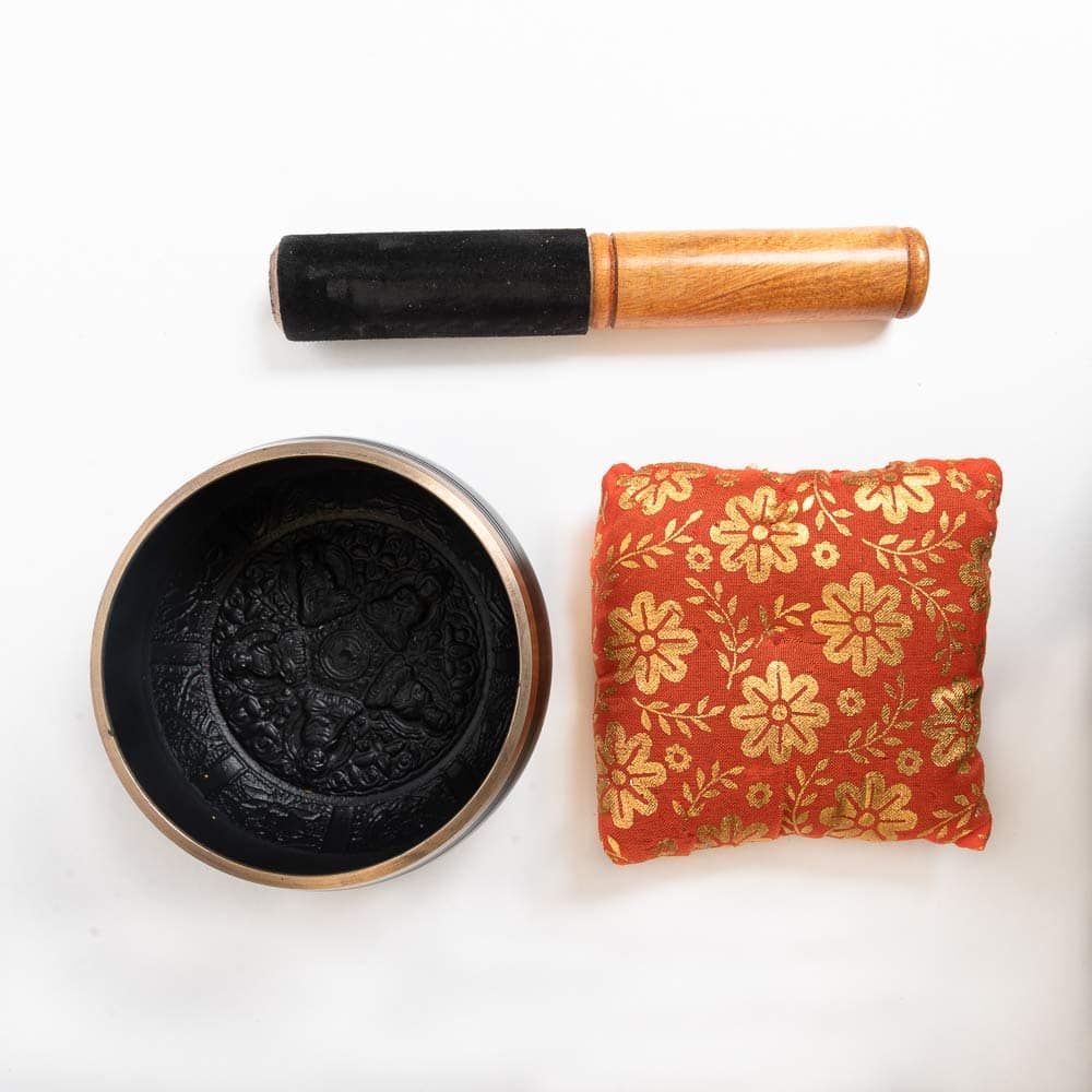 Exquisita Tañedor de Cuenco Tibetano de 5 Pulgadas Hecho en - Imagen 3