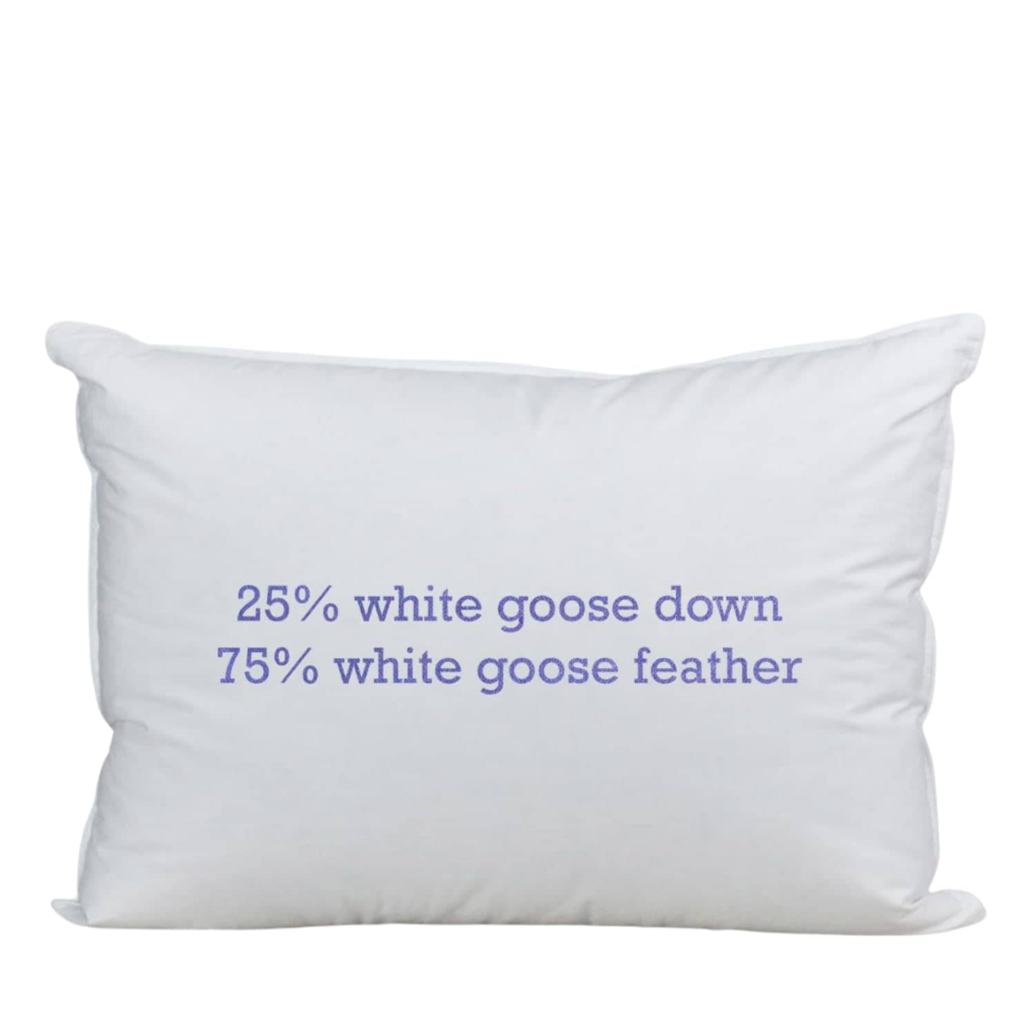 Almohada de Plumas de Lujo Down Etc para Dormir de Lado o