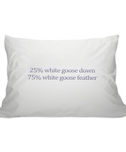Almohadas de plumas de ganso blanco Down Etc Luxury Hotel
