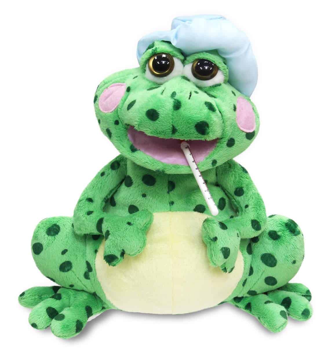 Fever Frog 12" Muñeco de Peluche Cantante Animado con