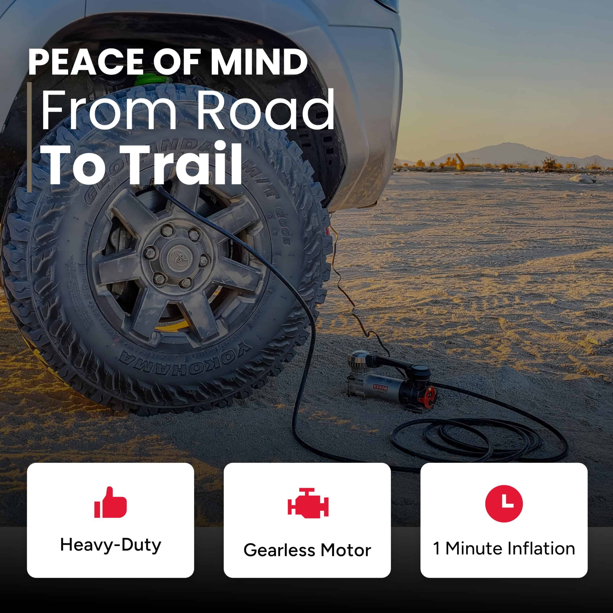 Inflador de llantas VIAIR 85P - 00085 portátil para coche, - Imagen 7