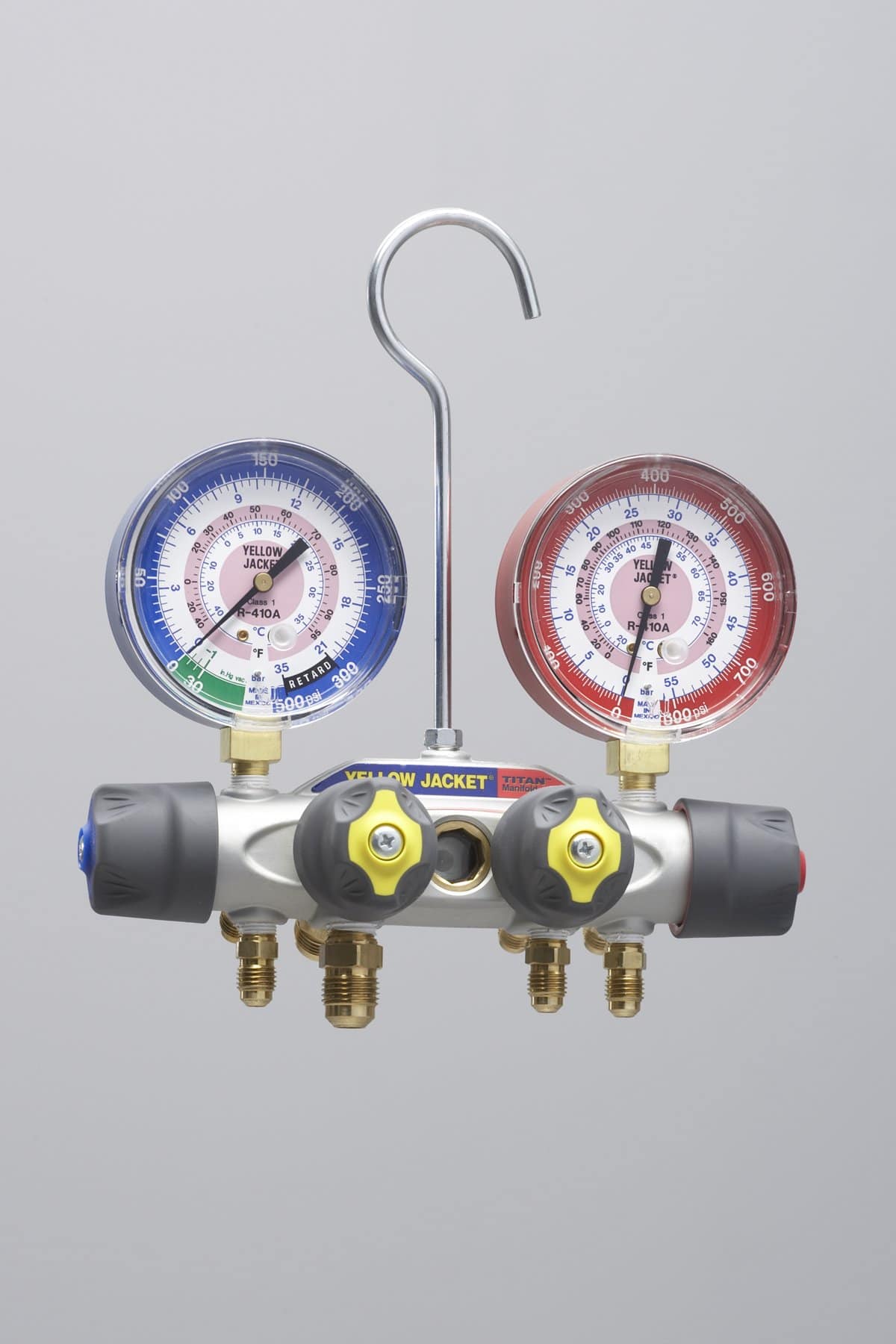 Manifold Yellow Jacket 49962 Solo Grados F, Escala bar/psi,